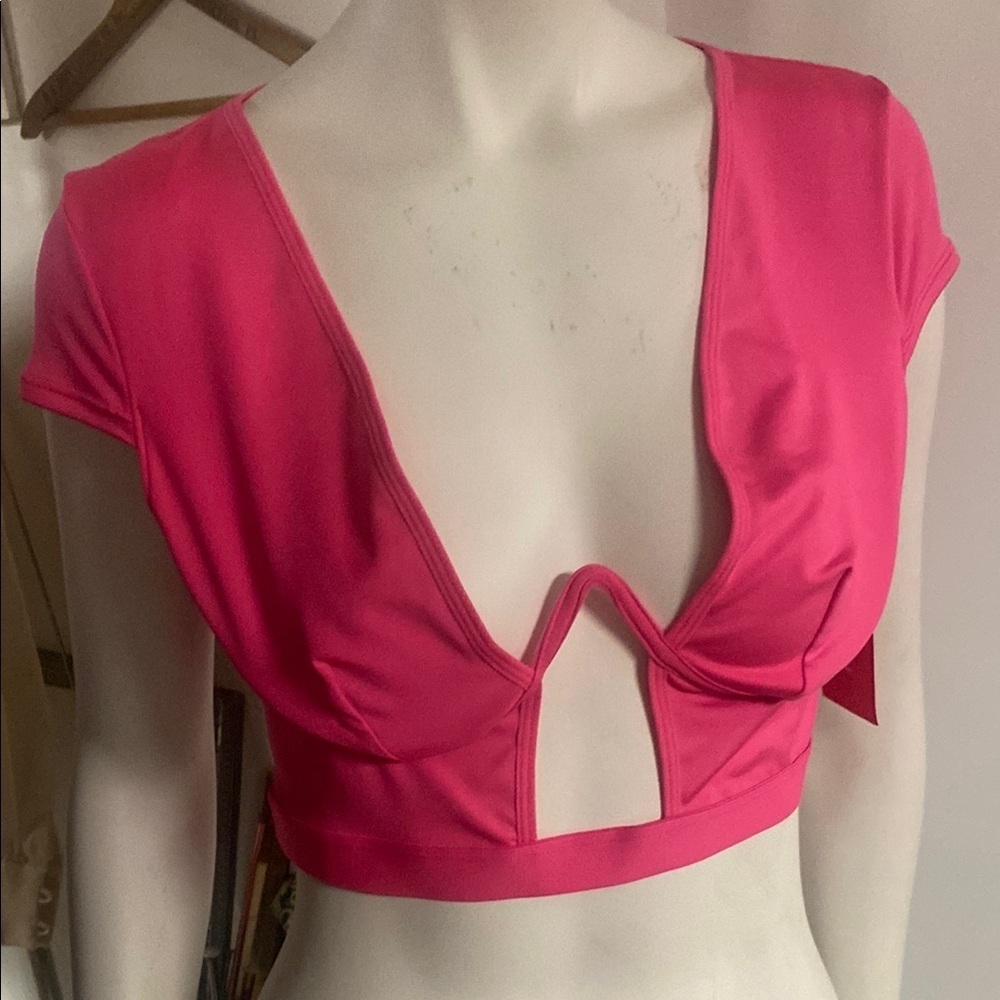 SHEIN Hot  Pink Sexy Top